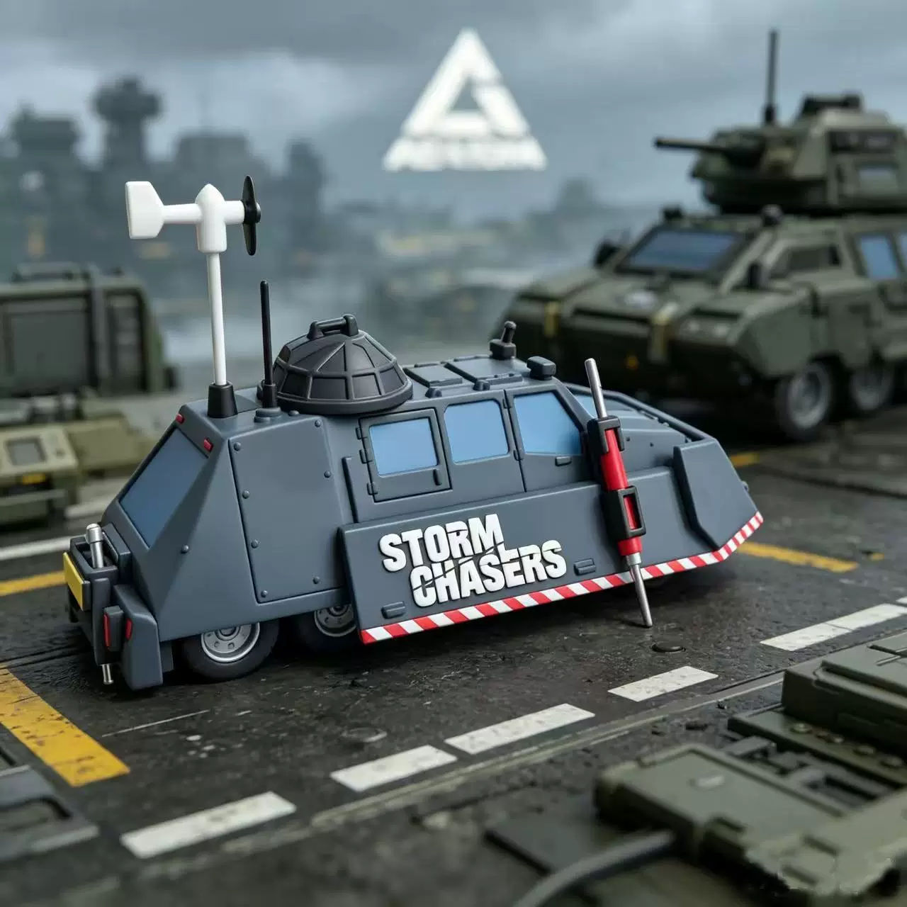 3D Printing Diecast Cars - Modèle de véhicule Storm Chaser TIV2