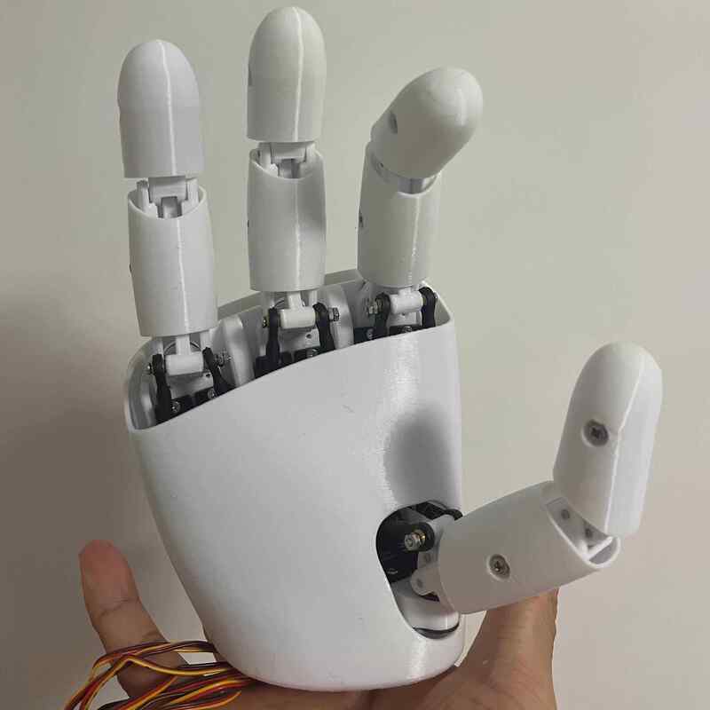 3D Printing Robot - Main robotique AmazingHand 8 DOF, main