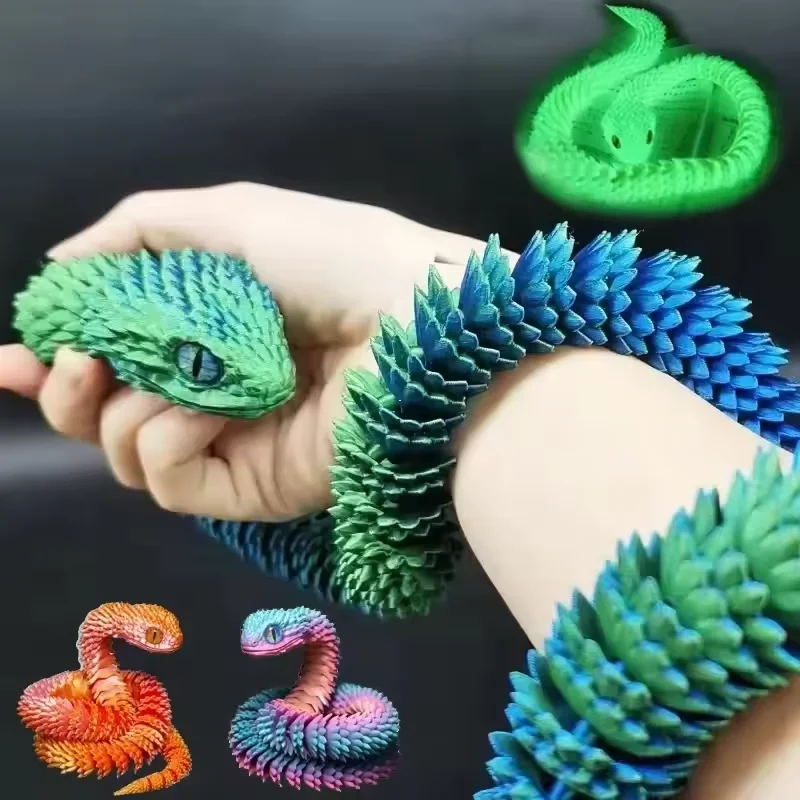 3D Printing Ideas - Serpent imprimé en 3D, jouet à