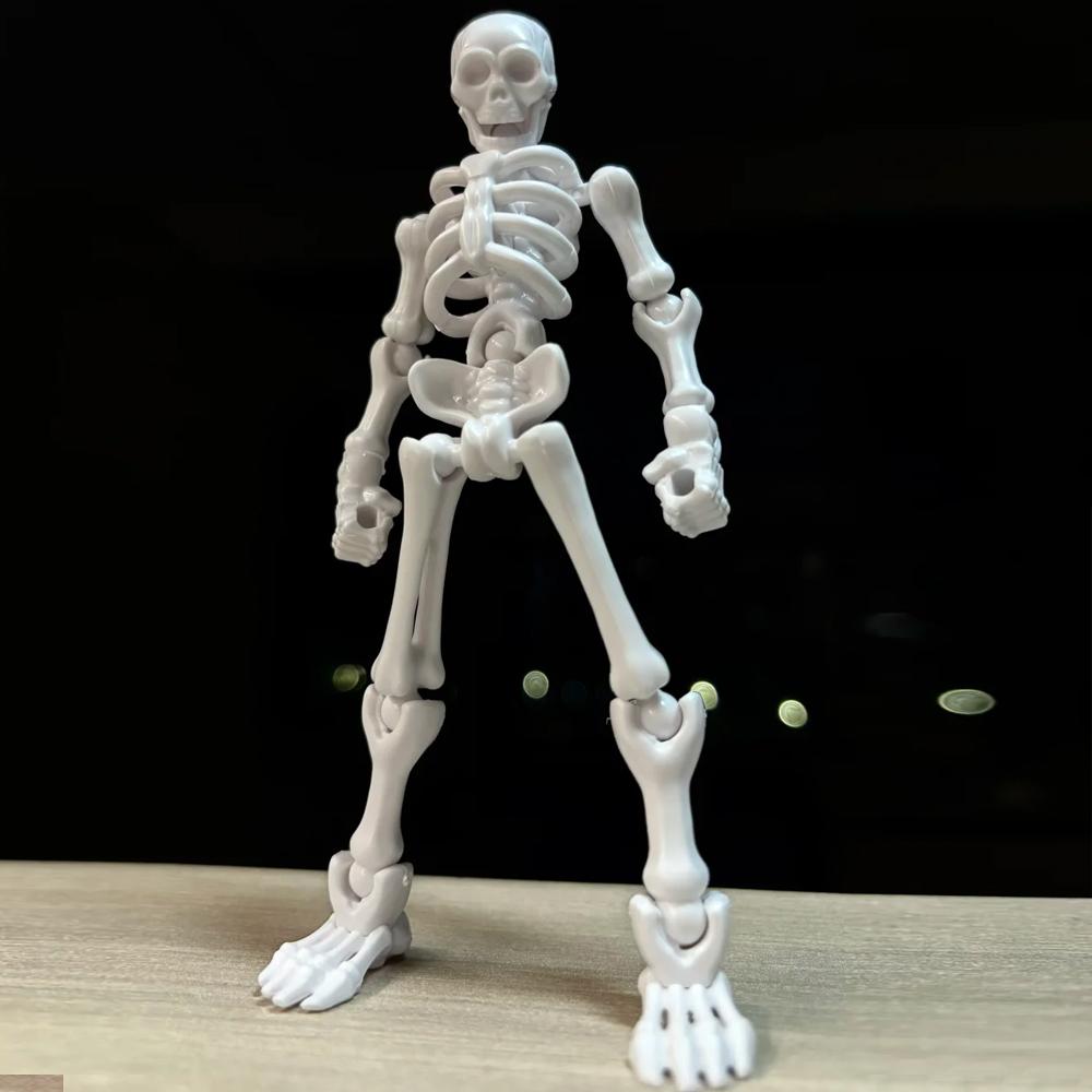 3D Printing Robot - Figurines de squelette en plastique, Mini