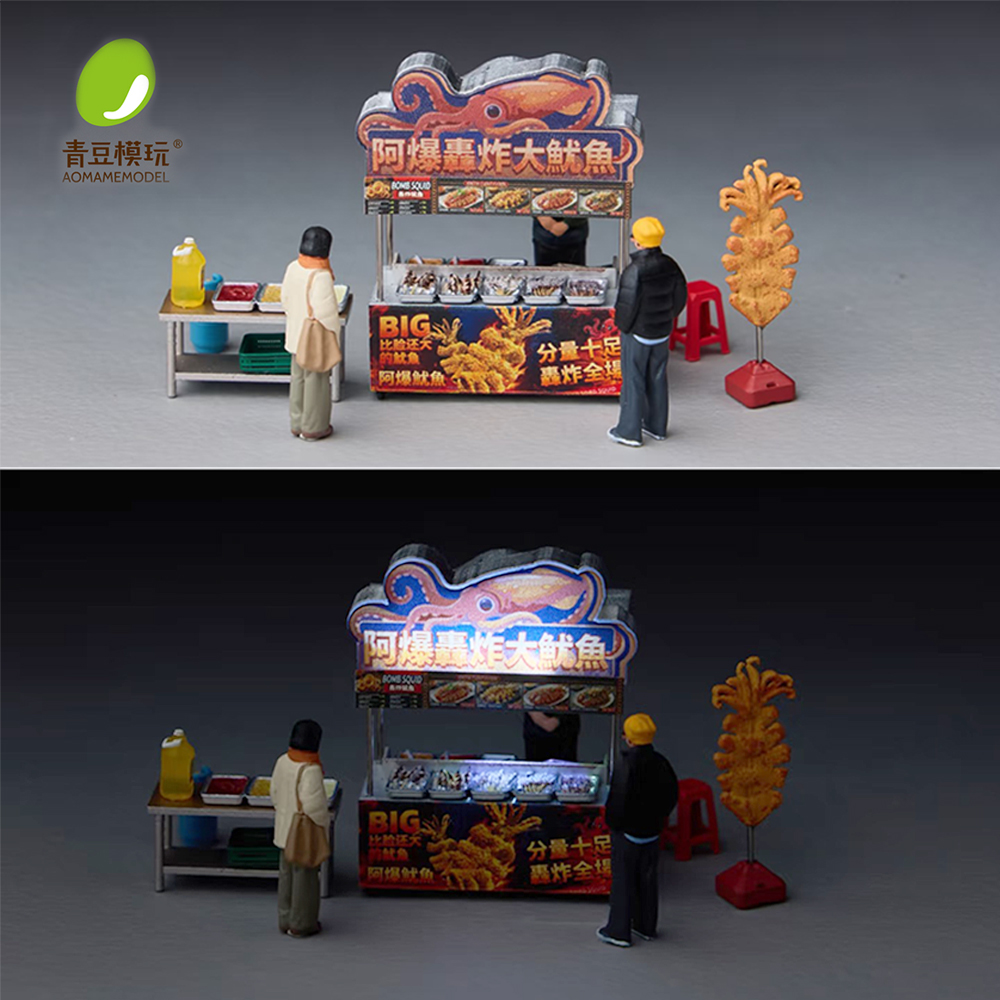 3D Printing Diecast Cars - Kicarmod 1:64 Le stand de snacks