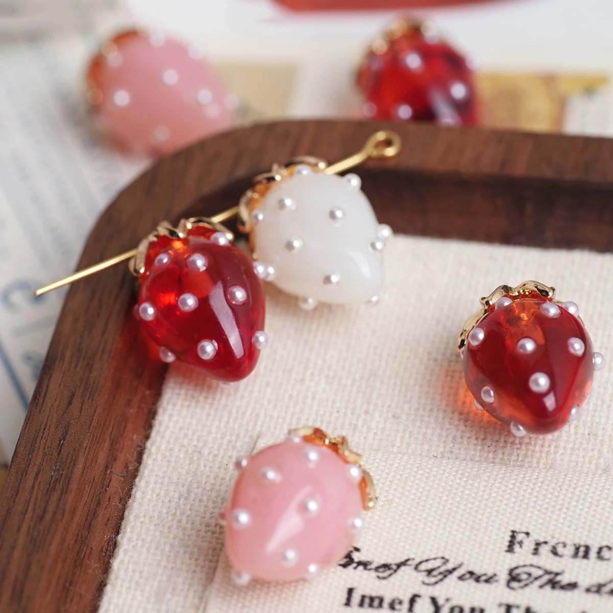 3D Printing Ideas - Lot de 2 perles acryliques 3D