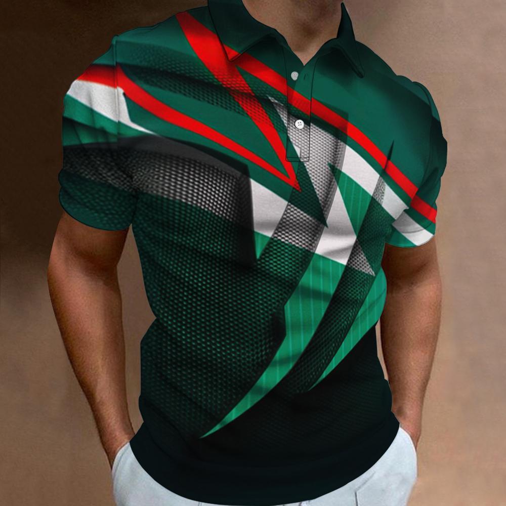 Mode Polo T-Shirts pour hommes - 3D Printing Technology avis et prix