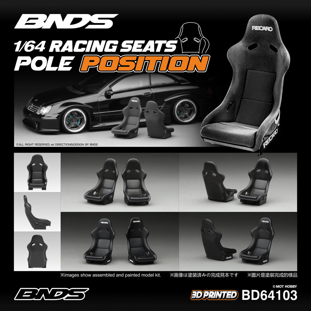 BNDS 1/64 Sièges de course non - 3D Printing Diecast Cars avis et prix
