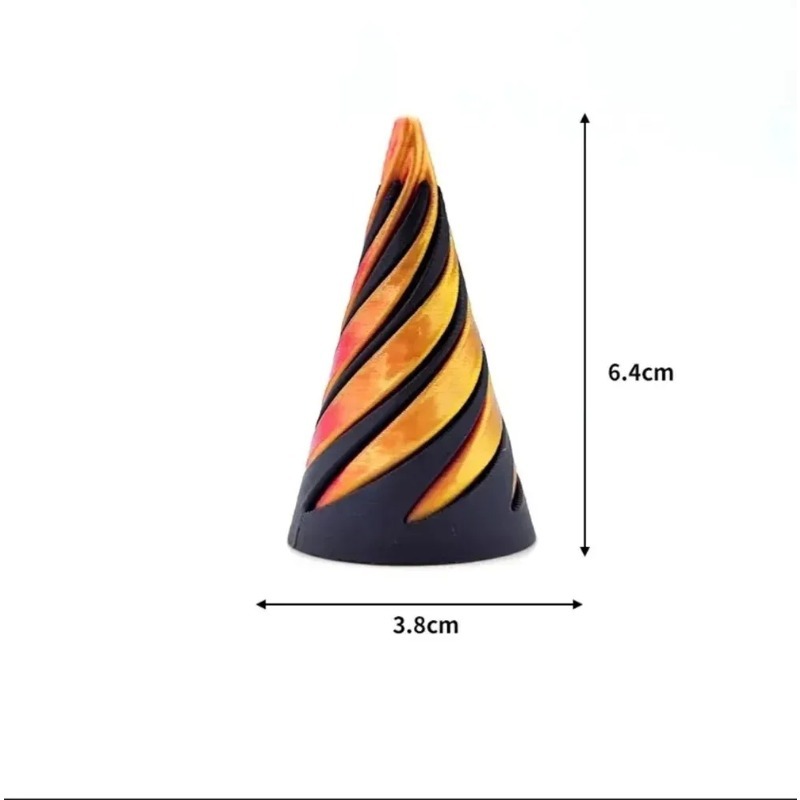 Pyramide rotative imprimée en  - 3D Printing Gif avis et prix