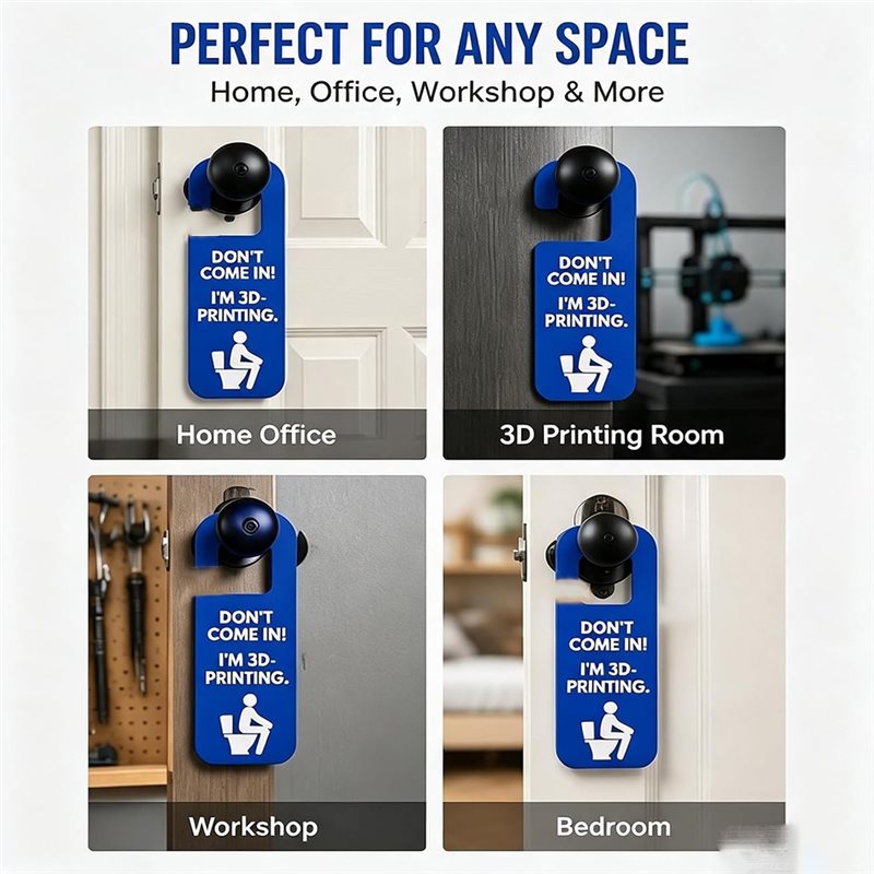 ABRU-Funny Plaque de porte imp - 3D Printing Enthusiast avis et prix