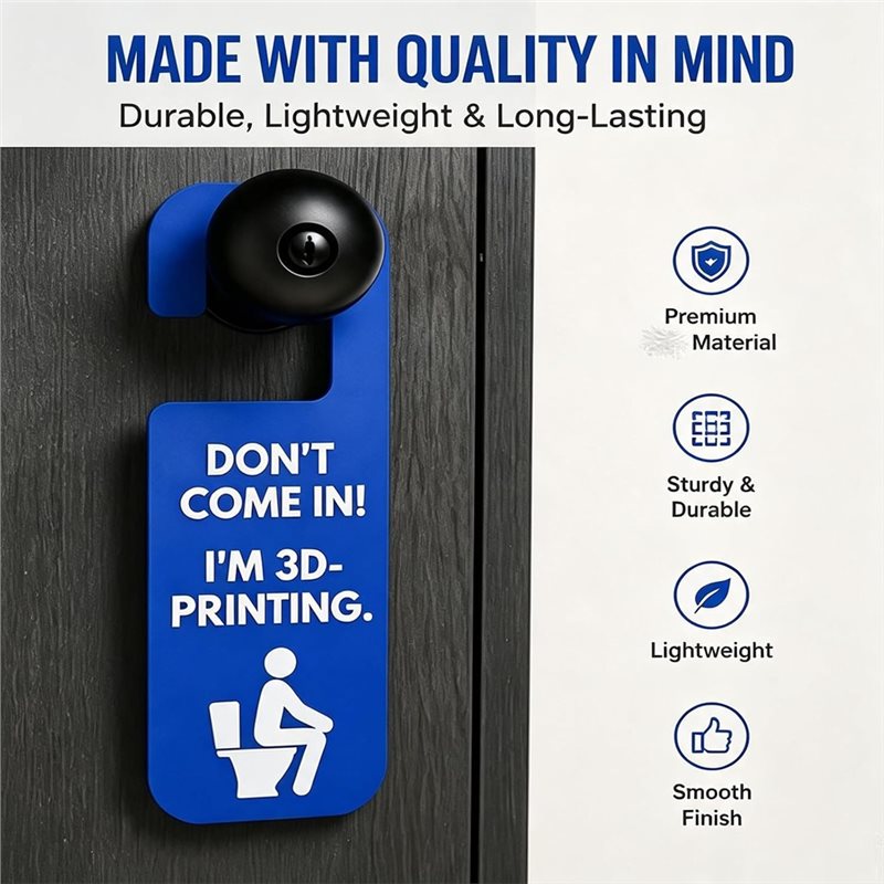 ABRU-Funny Plaque de porte imp - 3D Printing Enthusiast avis et prix