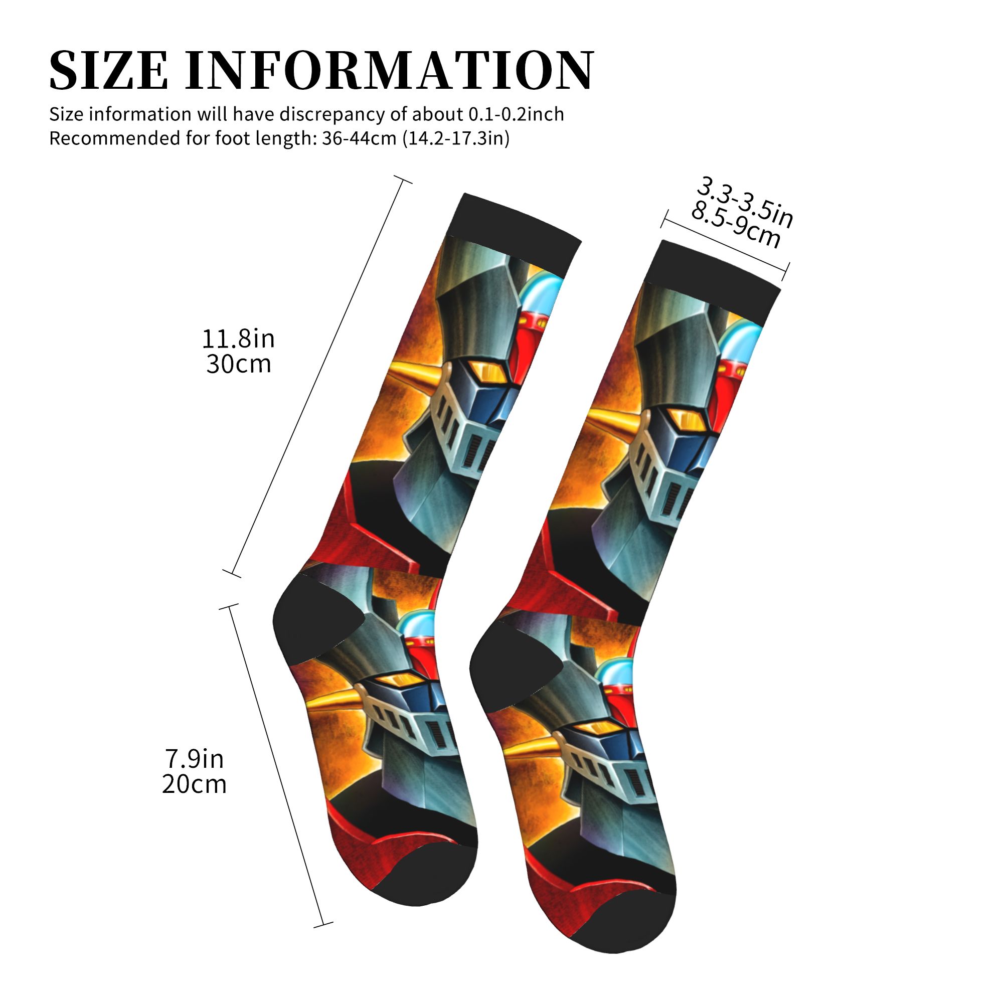 Chaussettes Harajuku UFO Robot - 3D Printing Robot avis et prix