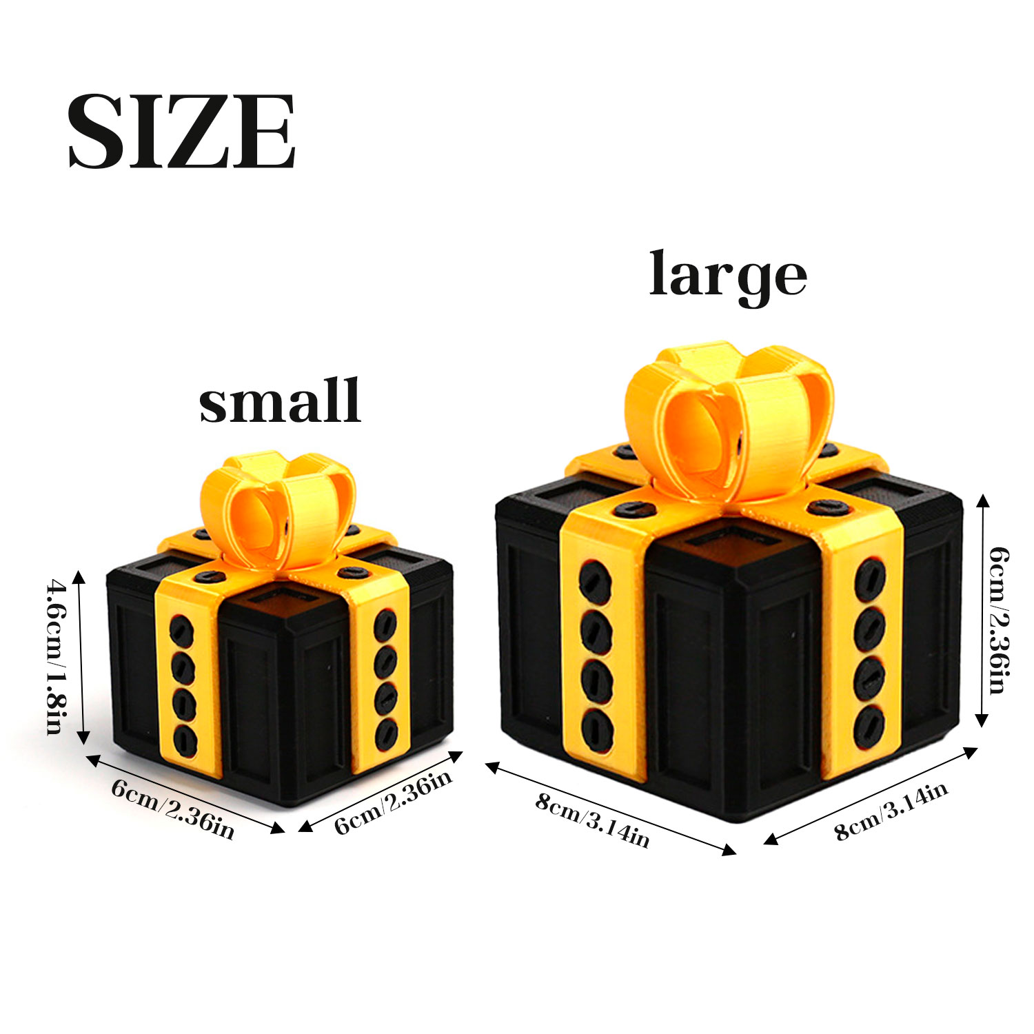 Boîte-cadeau amusante et agaça - 3D Printing Gif avis et prix
