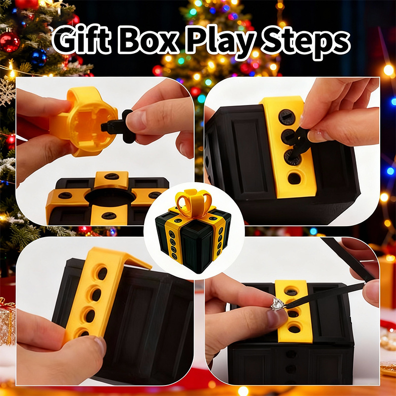 Boîte-cadeau amusante et agaça - 3D Printing Gif avis et prix